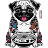 pug ramen tee