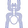 Spider Nazca Blue