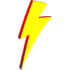 Stile cartone animato Fulmine