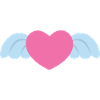 Heart with wings