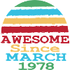 Awesome Since March (1978)