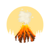 Cool volcano design