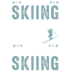 skiing funny saying