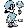 Skeleton handballer