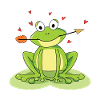 Frog comic, love