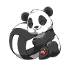 Funny Volleyball Panda