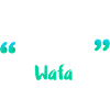 Wafa Calligraphie Prénom en Arabe