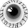 Grey eyeball