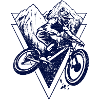 Mountainbiker im Ridge Triangle