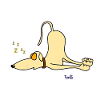 Greyhound - just sleeping