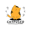 Confused cat pun cats gift