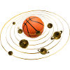 Basketball Univers Basketball Planètes Design