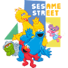 Sesame Street Happy Characters