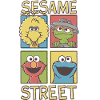 Sesame Street Bibo, Oscar, Elmo, Cookie Monster