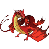 Majestic Red Dragon