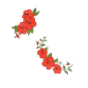 Anatomie Herz / Blumen