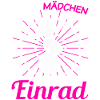 Coole Mädchen fahren Einrad