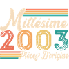 Millésime 2003 Pièces d'origine