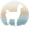 Lama Alpaca Retro