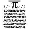 Décimales de pi