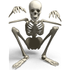creepy skeleton