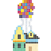 house with balloons