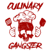 Culinary Gangster Skull Cook