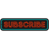 Neon Subscribe Design