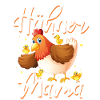 Hühner Mama