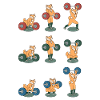Weightlifter Fox: Clean&Jerk, Snatch, Thruster