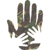 camo hands dutch army pattern