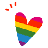 LGBTQ Coeur Pride Égalité lgbtq+