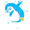 Dabbing Penguin Cool Motif