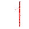 bassoon American flag, bassoon