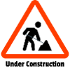 Excavation pit warning sign illustration