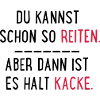 kacke reiten