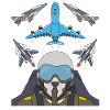 Jet Pilot Fighter Aircraft Aircraft