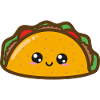 Taco Kawaii Sweet Mexico