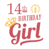 14th birthday girl