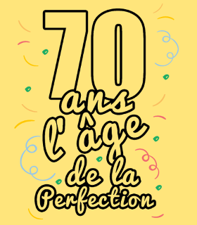 Motif T-shirt Anniversaire 70 Ans : Célébration Mémorable personnalisé sur vêtement