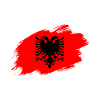 De Albanese Vlagvlag van Albanië