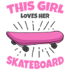 Skateboard Mädchen