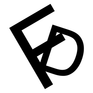 FactaDesign Logo Musta