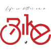 Bicycle illustration with inscription