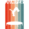 Jumper Trampoline Gymnastics Retro