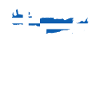 Kreta Umriss Insel Griechenland