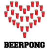 Beerpong Heart Beer Pong