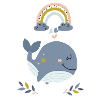 Rainbow Whale