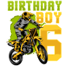 6th Birthday Motocross Dirt Bike