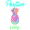 Positive Vibes - Ananas, été